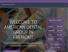 Tablet Screenshot of fremontsmile.com